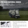 VEVOR Golf Cart Enclosure, 420D Polyester Driving Enclosure with 4-Sided Transparent Windows, 4 Passenger Club Car Covers for 2+2 Passenger Golf Carts, Sunproof and Dustproof Outdoor Cart Cover