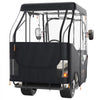 VEVOR Golf Cart Enclosure, 600D Polyester Driving Enclosure with 4-Sided Transparent Windows, 4 Passenger Club Car Covers for 2+2 Passenger Golf Carts, Sunproof and Dustproof Outdoor Cart Cover