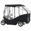 VEVOR Golf Cart Enclosure, 600D Polyester Driving Enclosure with 4-Sided Transparent Windows, 4 Passenger Club Car Covers for 2+2 Passenger Golf Carts, Sunproof and Dustproof Outdoor Cart Cover