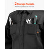 VEVOR Flame Resistant Welding Jacket, 7oz. FR Shirts for Men, Machine Washable Cotton Heat-Resistant Welding Shirt, Meets ATPV 9.2 Cal/cm² Arc Rating - XL Size