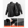 VEVOR Flame Resistant Welding Jacket, 7oz. FR Shirts for Men, Machine Washable Cotton Heat-Resistant Welding Shirt, Meets ATPV 9.2 Cal/cm² Arc Rating - L Size