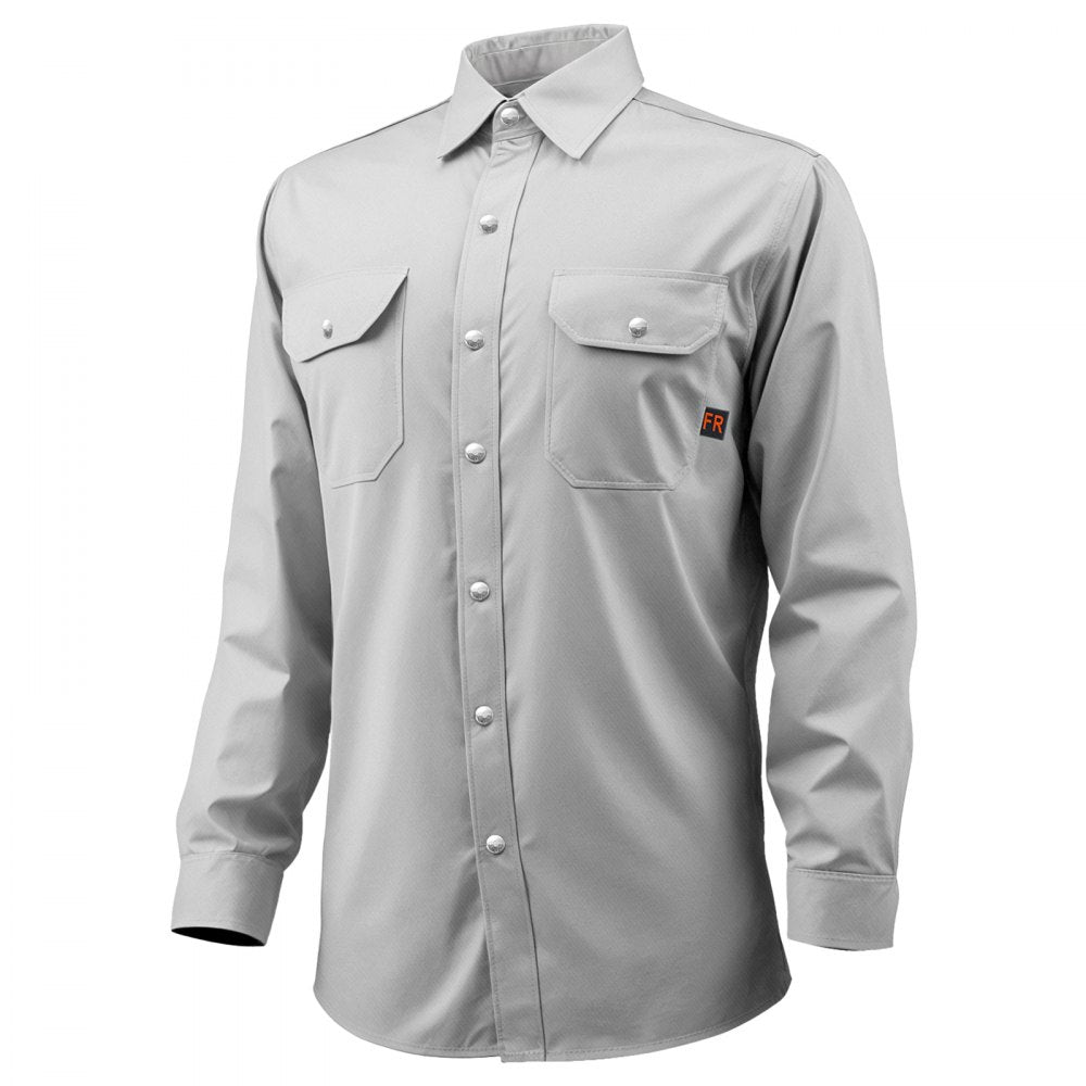 VEVOR FR Shirts for Men, 7oz. Flame Resistant Welding Jacket, Machine Washable Cotton Heat-Resistant Welding Shirt, Meets ATPV 9.2 Cal/cm² Arc Rating - XXL Size