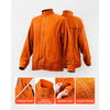 VEVOR Leather Welding Jacket, Heavy Duty Cowhide Flame Resistant Welding Coat, Waterproof Heat-Resistant Safety Jacket with 4 Pockets & Adjustable Cuffs for Welders Steelworks - XXL Size