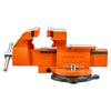 VEVOR Heavy Duty Bench Vise, 8" Jaw Width, Multi-Purpose Ductile Iron Bench Vise with Anvil and 360-Degree Locking Swivel Base, 2.95" Throat Depth, 8" Max Jaw Opening, for Drilling, Pipe Cutting