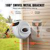 VEVOR Retractable Hose Reel, 84 ft x 5/8 inch, 180° Swivel Bracket Wall-Mounted, Garden Water Hose Reel with 9-Pattern Nozzle, Automatic Rewind, Lock at Any Length, and Slow Return System