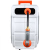 VEVOR Retractable Garden Hose Reel, 1/2 in x 100 ft, Wall Mounted Hose Reel with 9-Function Sprayer Nozzle and 180° Swivel Bracket, Any Length Lock, Automatic Slow Rewind System, for Garden Watering
