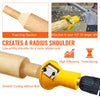VEVOR Tenon Cutter, 1.5" / 38 mm Diameter, Premium Aluminum & Steel Log Furniture Cutter, with Dual Straight Blades & Button Screws Home Master Kit, Commercial Woodworking Tool for Home Beginner DIY