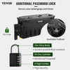 VEVOR Truck Bed Storage Box, Lockable Lid, Waterproof ABS Wheel Well Tool Box 6.6 Gal/20 L with Password Padlock, Compatible with Tundra 2007-2021, Driver Side, Black