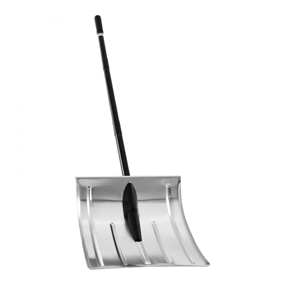 VEVOR Snow Shovel for Driveway, 16 in Wide Aluminum Alloy Snow Shovel, Non Slip Grip, Large Capacity Snowplow Shovels, Detachable & Lightweight Snows Removal Tool for Garden Car Camping Outdoors