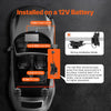 VEVOR Air Shock Controller Kit 12V battery installation routing image