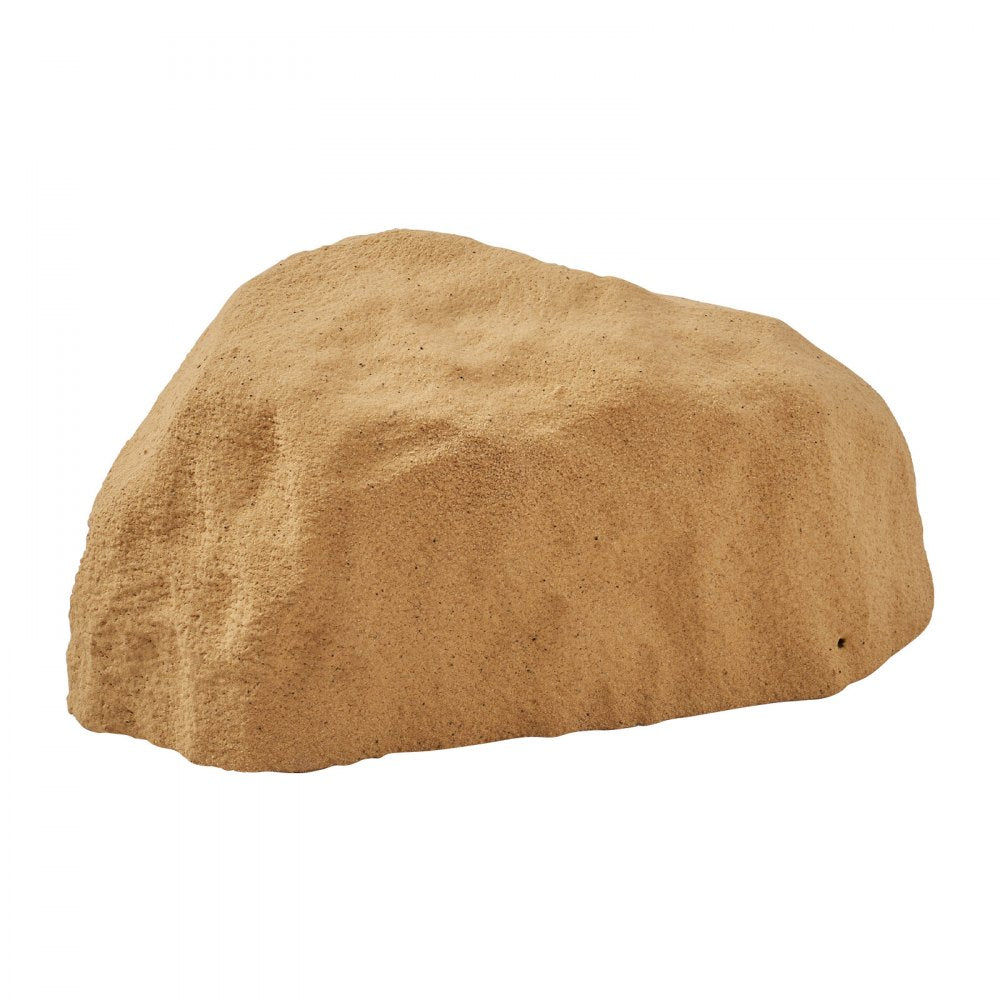VEVOR Faux Rock Cover, Outdoor Fake Rock Well Pump Cover, Realistic Natural Texture, Lightweight & Weather-Resistant Artificial Boulder for Landscaping Garden Yard Décor, Sand Yellow, Small Size