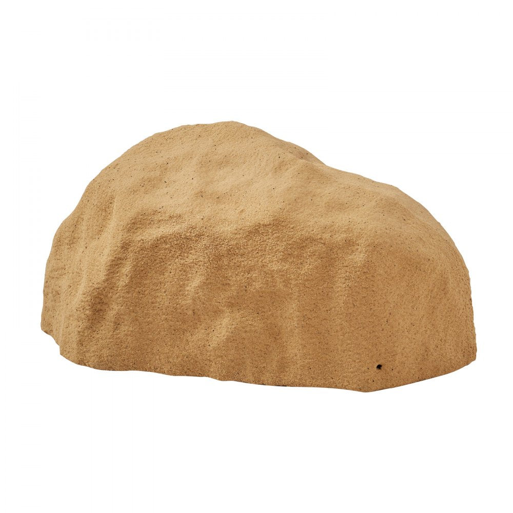 VEVOR Faux Rock Cover, Outdoor Fake Rock Well Pump Cover, Realistic Natural Texture, Lightweight & Weather-Resistant Artificial Boulder for Landscaping Garden Yard Décor, Sand Yellow, Small Size