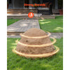 VEVOR Faux Rock Cover, Outdoor Fake Rock Well Pump Cover, Realistic Natural Texture, Lightweight & Weather-Resistant Artificial Boulder for Landscaping Garden Yard Décor, Sandy Brown, Medium Size