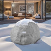 VEVOR Faux Rock Cover, Outdoor Fake Rock Well Pump Cover, Realistic Natural Texture, Lightweight & Weather-Resistant Polyresin Artificial Boulder for Landscaping Garden Yard Décor, Grey, Small Size