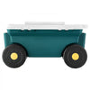 VEVOR Garden Scooter with Seat, 2 in 1 Rolling Garden Cart with Storage Bin, Supports up to 227 lbs, Outdoor Wagon with Handle, Lightweight Storage Gardening Stool for Yard Weeding Planting