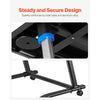 VEVOR Cycling Desk, Mobile Foldable Multi-Functional Bike Trainer & Treadmill Desk with Lockable Wheels, Non-Slip Multi-Slot Bike Trainer Fitness Desk with Handle Bar, Fit for Home Office Exercise