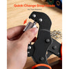 VEVOR Grommet Tool Kit 1/2" Eyelet Tool Kit with 500 PCS Silver Grommets, with Eyelets and Washers, Manual Grommet Press Pliers, Hole Punch, and Block, for Leather, Tarps, Shoes, Crafts, and Fabric