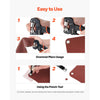 VEVOR Grommet Tool Kit 1/4" 3/8" 1/2" 900 PCS Grommets Eyelet Tool Kit, with Eyelets and Washers, Manual Grommet Press Pliers, Hole Punch Tools, Blocks, for Leather, Tarps, Shoes, Crafts, Fabric