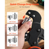 VEVOR Grommet Tool Kit 1/4" 3/8" 1/2" 900 PCS Grommets Eyelet Tool Kit, with Eyelets and Washers, Manual Grommet Press Pliers, Hole Punch Tools, Blocks, for Leather, Tarps, Shoes, Crafts, Fabric