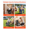 VEVOR Portable Toilet, 330 lbs Load Capacity, Folding Camping Toilet for Adults, Outdoor Travel Potty with Carry Bag, Trash Bags, Suitable for Home Use, RV Travel, Camping, Hiking, Boating, Car, Trips