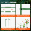 VEVOR 6 Packs Tomato Cages for Garden, 48 inch Tomato Trellis Plant Stakes Support, Stackable Tall Plant Support Cage, for Raised Garden Bed, Vegetables Flowers and Climbing Plants