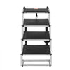 VEVOR Dog Stair for Cars, Wide 4-step Dog Car Steps, Folding Dog Car Ramp with Nonslip Surface, Portable Pet Steps Lightweight Aluminum for Car, SUV and Truck, Supports up to 150 lbs