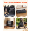 VEVOR Dog Stairs for Car, 4 Steps Extra Wide Foldable Dog Ramp for Large Dogs with Non-Slip Surface, Portable Lightweight Pet Stairs Ladder for Car, SUV, Truck, High Bed, Sofa, Support up to 250 lbs