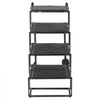 VEVOR Dog Stairs for Car, 4 Steps Extra Wide Foldable Dog Ramp for Large Dogs with Non-Slip Surface, Portable Lightweight Pet Stairs Ladder for Car, SUV, Truck, High Bed, Sofa, Support up to 250 lbs