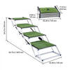 VEVOR Dog Stairs for Car, 4 Steps Extra Wide Foldable Dog Ramp for Large Dogs with Non-Slip Surface, Portable Lightweight Pet Stairs Ladder for Car, SUV, Truck, High Bed, Sofa, Support up to 200 lbs