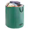 VEVOR 3-Pack 72 Gallon Reusable Yard Waste Bag, Large Lawn Garden Bags, Heavy Duty Collapsible Garden Leaf Trash Container, Stand-Up Grass Clipping Bin, with Reinforcement Ring and Handles, 26.4x30 in