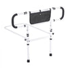 VEVOR Bed Rails for Elderly Adults, 180° Foldable Bed Assist Rails for Seniors, 450LBS Loading Bed Side Rails Bed Cane with 4-Level Adjustable Handle, Storage Pocket Fits King Queen Full Twin Bed