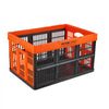 VEVOR Plastic Collapsible Storage Basket, 45L 3 Packs, Folding Stackable Storage Containers/Bins with Handles, Large Heavy Duty Containers for Clothes, Toys, Books, Snack, Shoes and Grocery Organizing