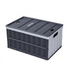 VEVOR Plastic Collapsible Storage Bins with Lids, 65L 3 Packs, Stackable Folding Storage Crates with Handles, Holds 84 lbs Per Bin, Heavy Duty Containers, Space-Saving Baskets, for Home Organizing