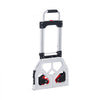 VEVOR Folding Hand Truck and Dolly, 176 lbs Capacity, Aluminum Foldable Cart, Heavy-Duty Luggage Trolley Cart with Telescoping Handle and PP+TPR Wheels for Home, Office, Shopping, Travel