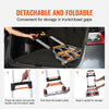 VEVOR Folding Hand Truck, 309 lbs Load Capacity, Aluminum Portable Cart, Convertible Hand Truck and Dolly with Telescoping Handle and PP+TPR Wheels, Ultra Lightweight Super Strong for Moving Warehouse