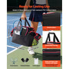 VEVOR Tennis Ball Hopper, Holds 175 Tennis Balls or 290 Pickleballs, Foldable Pickleball Basket Cart with Wheels for Easy Pick Up, Portable Baseball Cart Caddy with Storage Bag, for Training Coaching