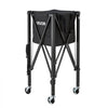 VEVOR Tennis Ball Hopper, Holds 150 Tennis Balls, Foldable Pickleball Basket Cart with Wheels for Easy Pick Up, Lightweight Aluminum Alloy, Portable Pickleball Caddy with Storage Bag, for Training