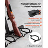 VEVOR Gun Rack, Portable, Folding Heavy Duty Steel Rifle Shotgun Rack Stand, Freestanding Indoor Outdoor Gun Display Storage, Holds Up to 7 Pistols and 4 Rifles or Shotguns, for Shooting Hunting Range