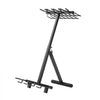 VEVOR Gun Rack, Portable, Folding Heavy Duty Steel Rifle Shotgun Rack Stand, Freestanding Indoor Outdoor Gun Display Storage, Holds Up to 7 Pistols and 4 Rifles or Shotguns, for Shooting Hunting Range