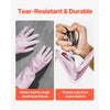 VEVOR Reusable Dishwashing Gloves, 2 Pairs Colorful Reusable Household Kitchen Cleaning Gloves for Washing Dishes and Cleaning Tasks, Flexible Long-lasting and Non-Slip, Medium, Pink + Purple