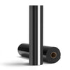 VEVOR Heat Transfer Vinyl, 12 in x 50 ft, Glossy Black HTV Iron on Vinyl Roll, Easy to Cut and Weed, Strong Adhesion, Compatible with Cutting Machines, for Various Materials, T-shirts, Pillows, Hats