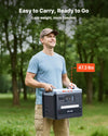 VEVOR Portable Power Station easy to carry (47.3 lbs)