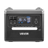 VEVOR Portable Power Station, 2400W 2160Wh Power Station Solar Generator with 10 Output Ports & Adjustable Input Power, Expandable LiFePO4 Battery Backup for Home Camping RV (Solar Panel NOT Included)