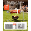 VEVOR Rotisserie Grill, AC120V 8 Level Height Electric Rotisserie Grill Kit, BBQ Grills Rotisseries Kit with 132 lbs Load Capacity, 38W Motor, Stainless Steel Automatic Grilling Kits for Parties