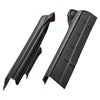 VEVOR Rocker Panel Guard, 4-Piece Set Compatible with 2014-2018 Chevrolet Silverado 1500 Extended Cab, Replacement for 14068 Trail Armor Side Skirts Extension Body Kit, Driver Side, 3M Adhesive, Black