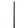 VEVOR Cast Iron Sign Post, 4 ft Portable Heavy Duty Steel Post Sign Holder with Hard Plastic Base & Wheels, U-Channel Sign Stand for Garden, Courtyard, Farm or Traffic Intersection, Black