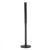 VEVOR Cast Iron Sign Post, 4 ft Portable Heavy Duty Steel Post Sign Holder with Hard Plastic Base & Wheels, U-Channel Sign Stand for Garden, Courtyard, Farm or Traffic Intersection, Black