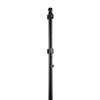 VEVOR Portable Sign Post 2-Pack 5 ft Sign Stands with Hard Plastic Base, for No Parking Street Signs, Handicap Parking Sign, Movable Sign Stand with Wheels, Hardwares, Heavy-Duty Q235 Steel, Black