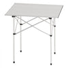 VEVOR Folding Camping Table, Portable Roll Up Side Tables, Small Lightweight Aluminum Beach Table, Compact with Carry Bag, for Outdoor Cooking, Tailgating, Grilling, Picnic, Travel, Silver