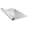 VEVOR Double Reflective Insulation Roll, Woven Fabric Radiant Barrier, 6.5 Mil 48 in x 250 ft, Aluminum Foil PE Woven Cloth Heat Reflective Shield, Thermal Insulation Roll for Window RV Roof